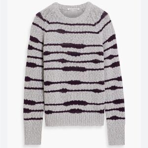 Autumn Cashmere Striped Sweater, XS